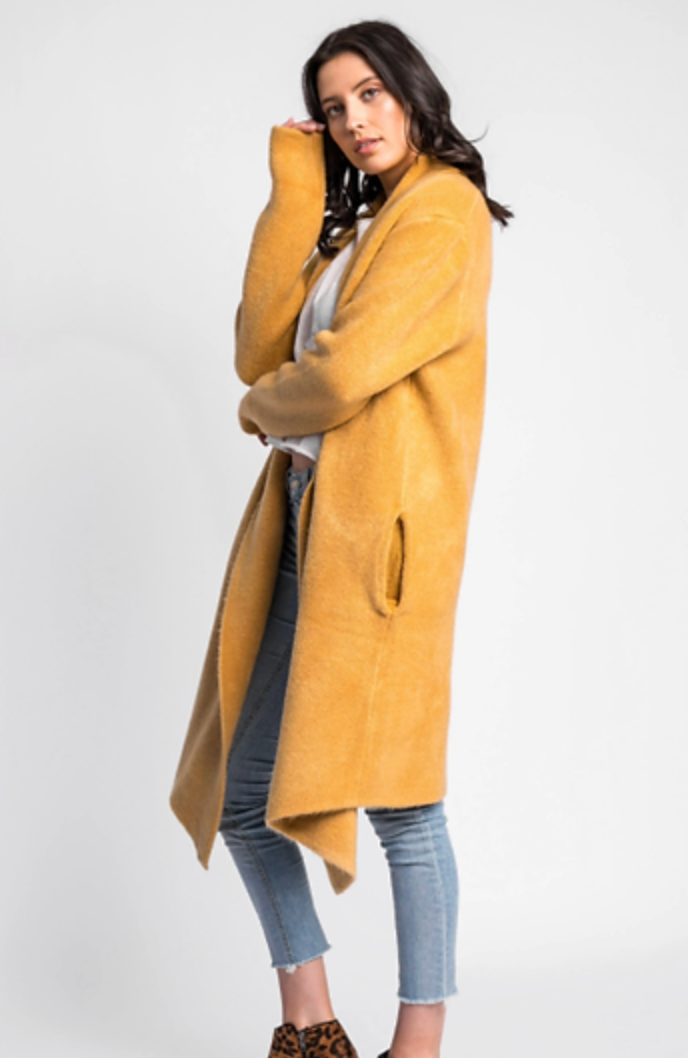 Stockport Jacket in Honey Yellow | Sz XXS (fits like Medium)