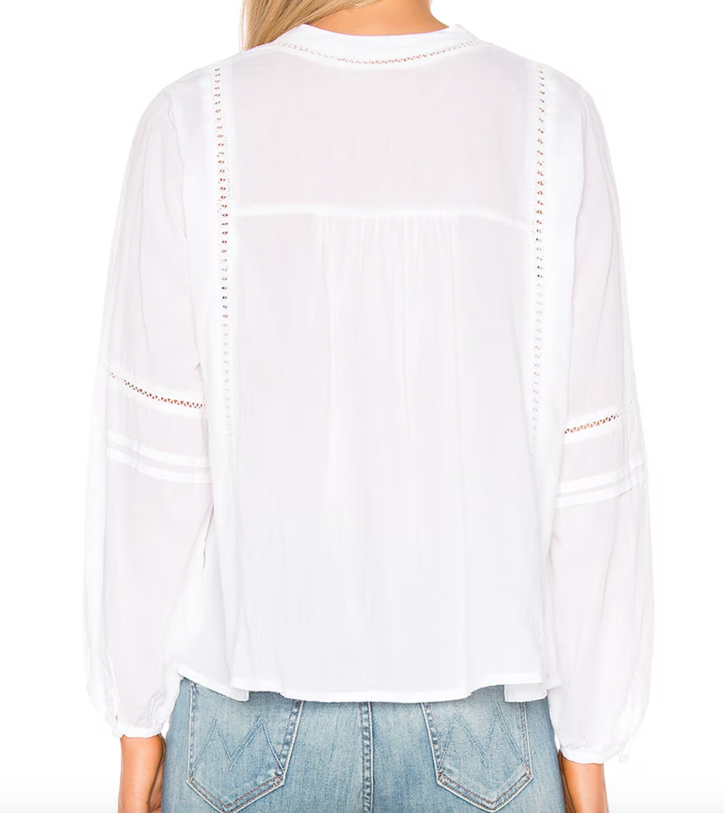 *Velvet by Graham & Spencer Yadira Poet Blouse | Medium