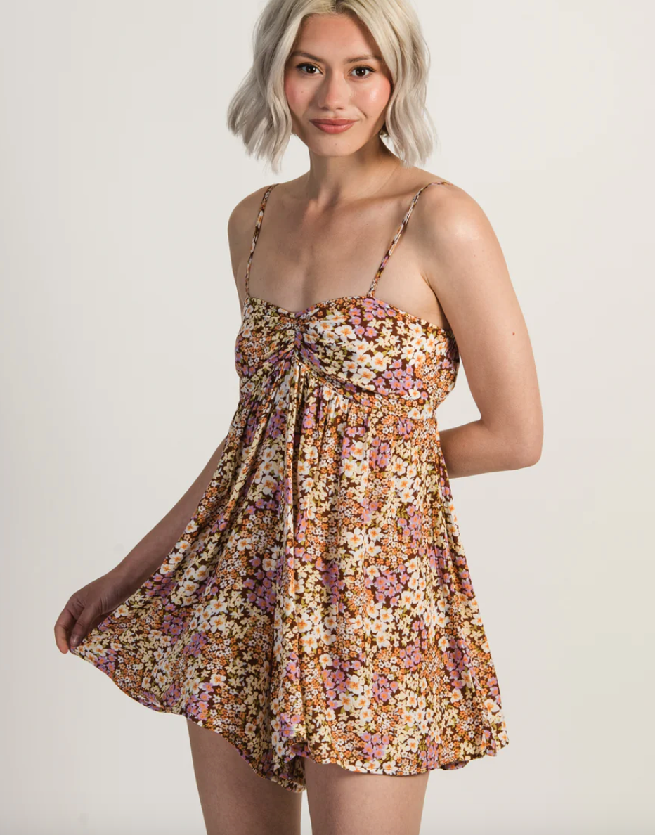 BILLABONG Day Glow Thin Straps Romper | Medium