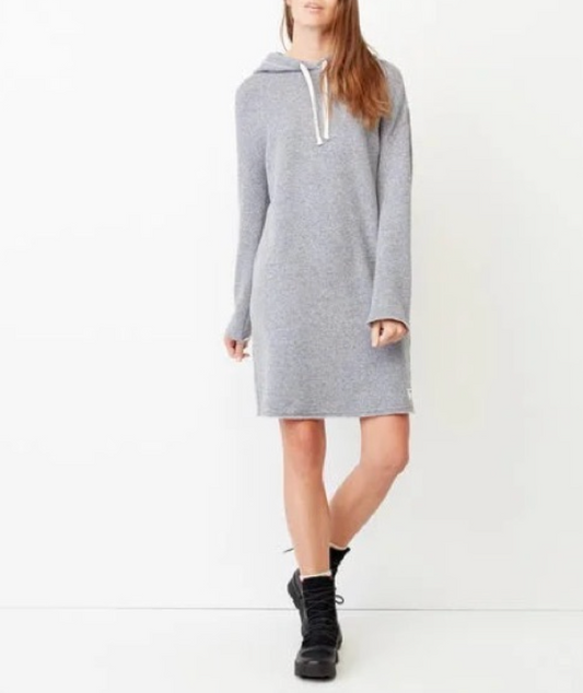 Roots Grey Hoodie Dress | Small