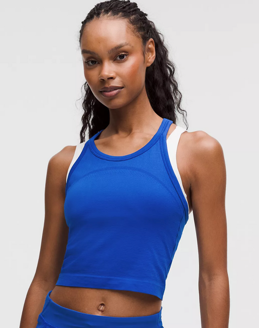 Lululemon Swiftly Tech Cropped Racerback Tank | Small