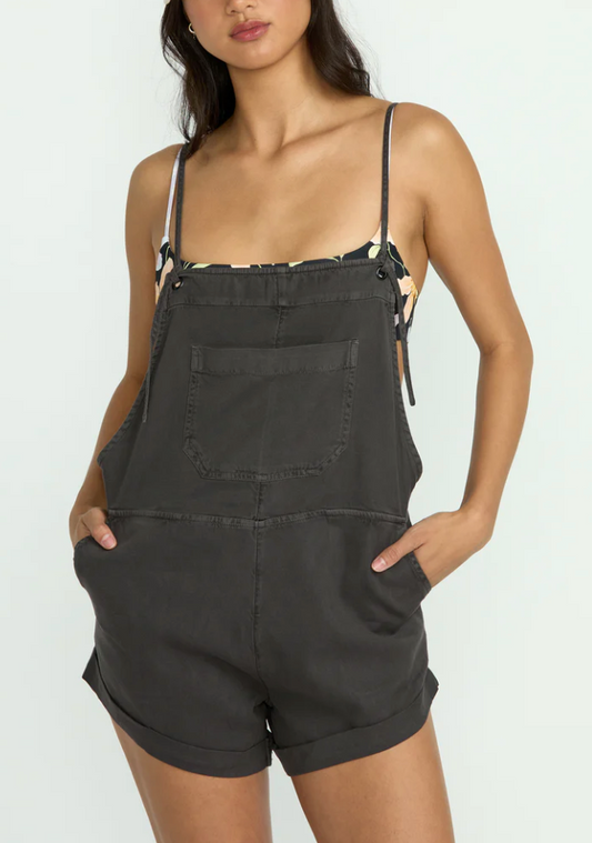 Billabong Wild Pursuit Dark Grey Romper | Small