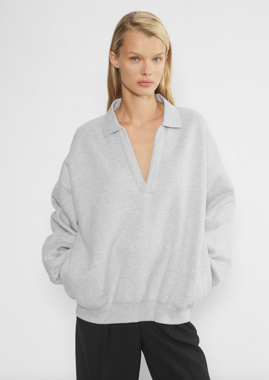 Aritzia MEGA FIT Polo Sweatfleece / Cozy Fleece | Small (fits also medium)