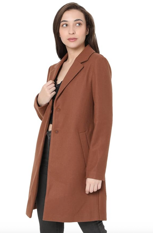 Vero Moda Mid-Thigh A-Line Coat | Small