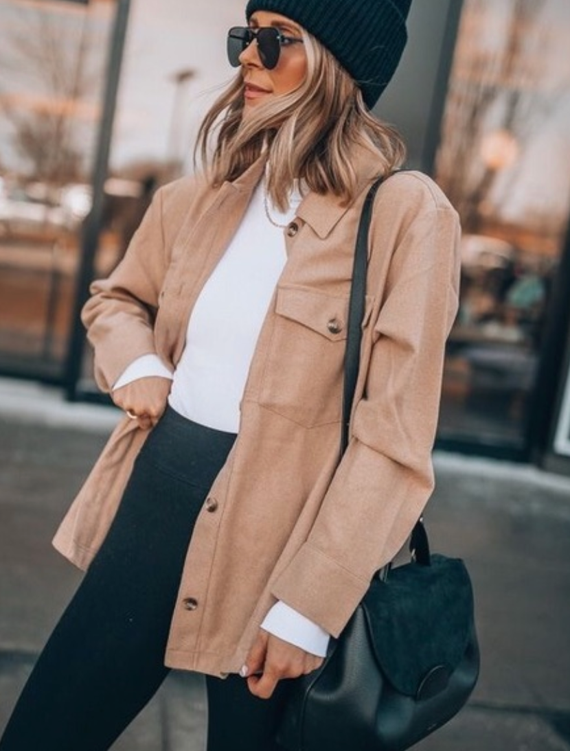 RD Style Taupe Jacket | XS (Oversized, fits like medium)