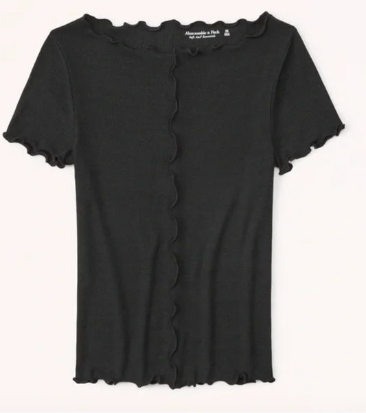 Abercrombie Lettuce Trim Featherweight Top | Medium