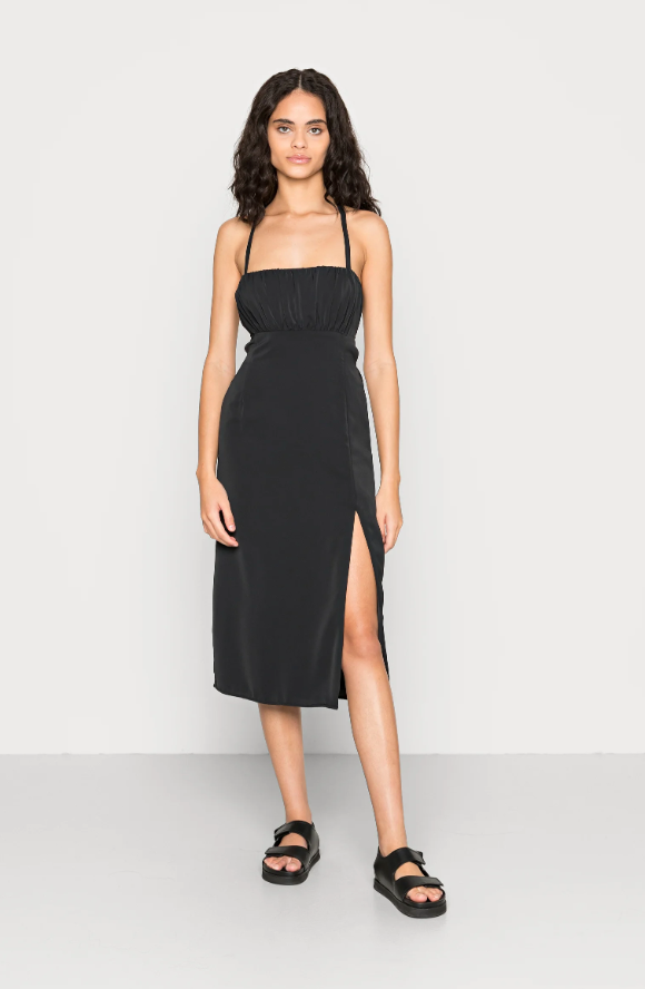 Abercrombie Strappy Back Midi Dress | Medium (OC07D2)