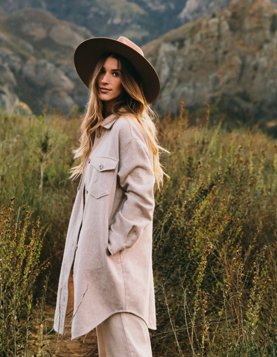 Gentle Fawn Beige Kyleen Jacket | XS (oversized fit) (O48L4)