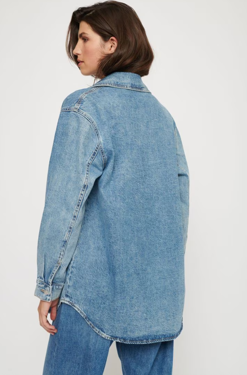 Dynamite Oakland Denim Shirt Jacket | XSmall (very oversized) (O19L4)
