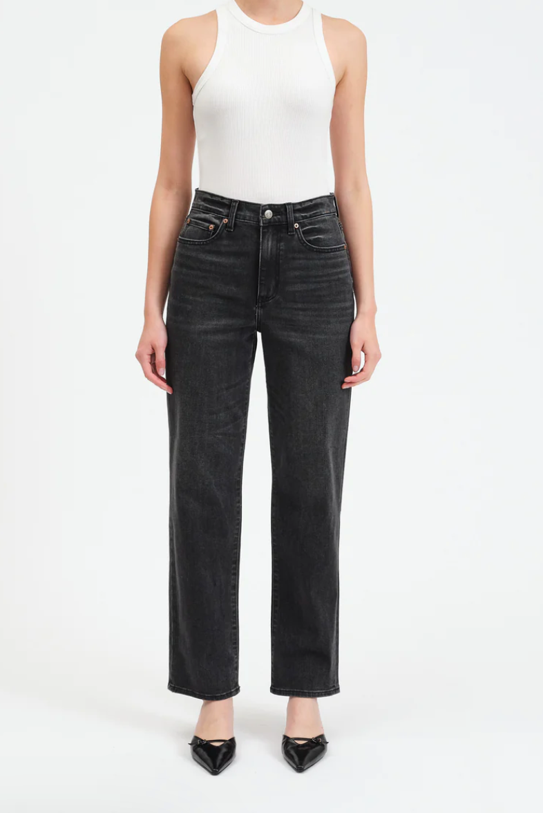 Daze Denim Sundaze High Rise Straight Black Wash | 29 (O77G1)