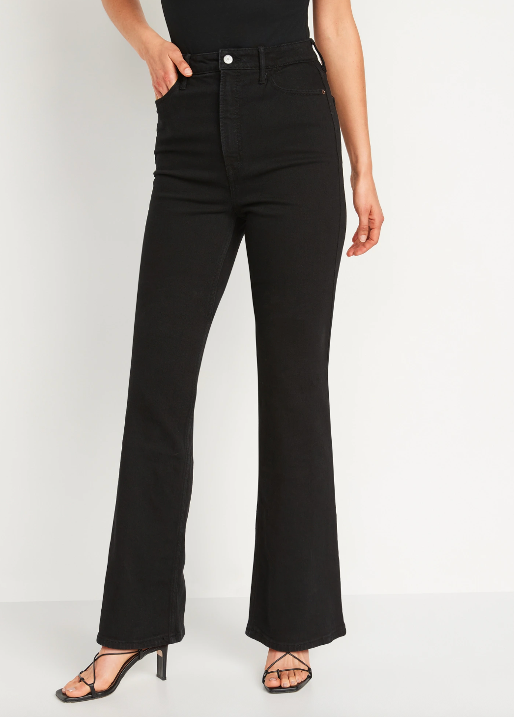 NWT Old Navy Higher High Rise Flare Denim | 4 (O91P3)