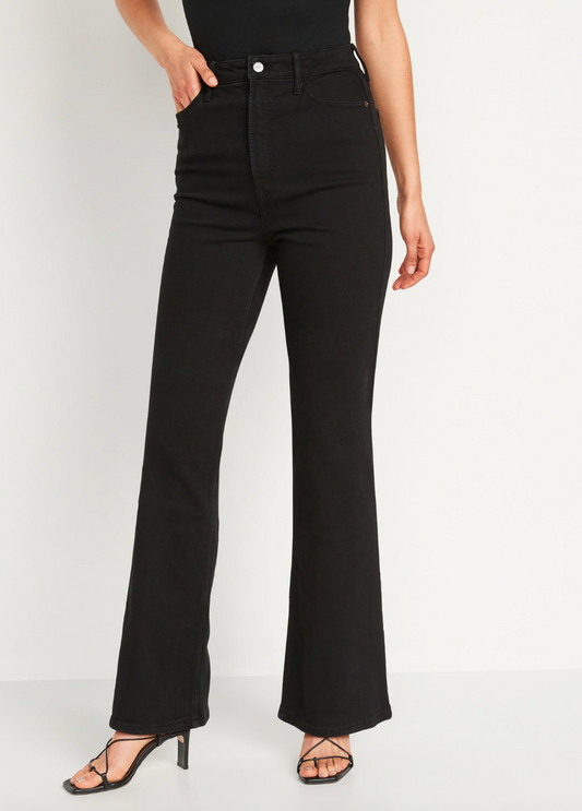 NWT Old Navy Higher High Rise Flare Denim | 4 (O91P3)