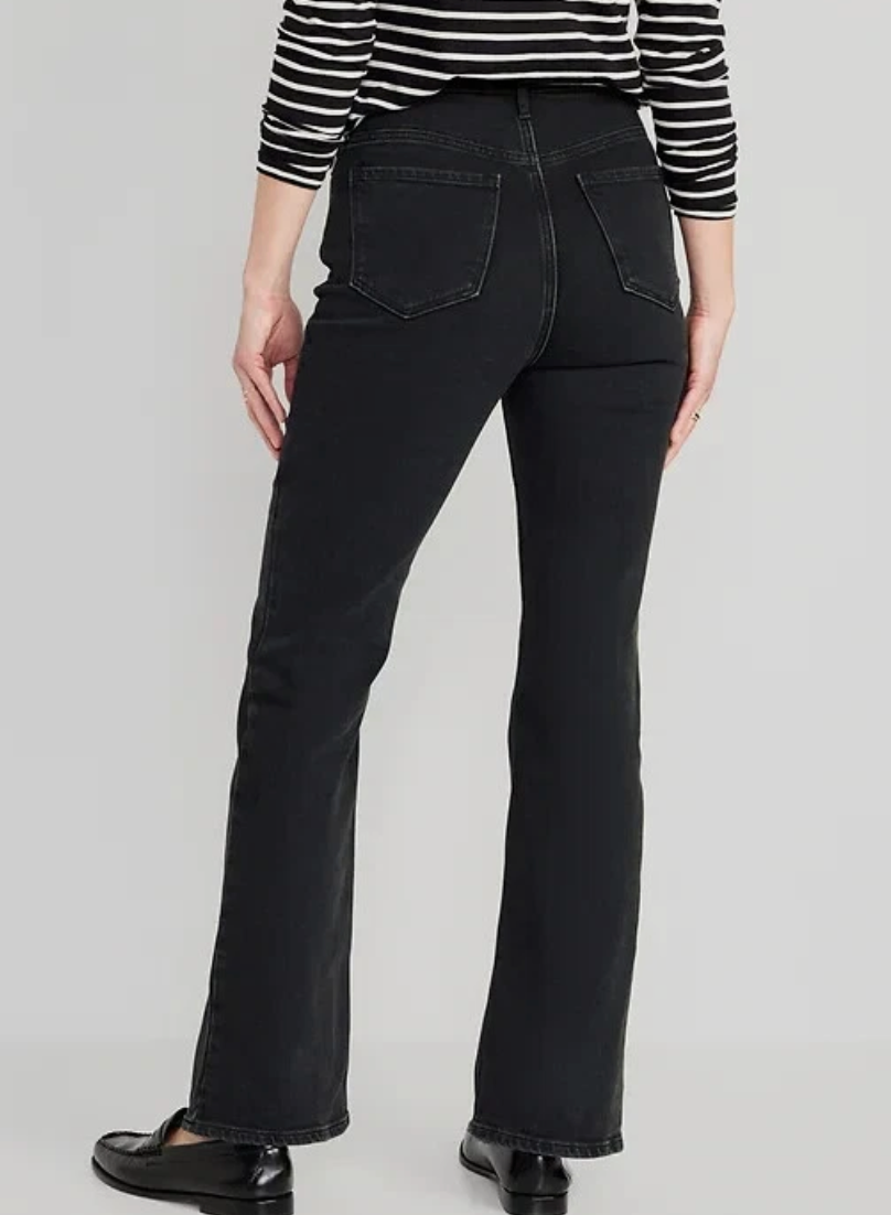 NWT Old Navy Higher High Rise Flare Denim | 4 (O91P3)