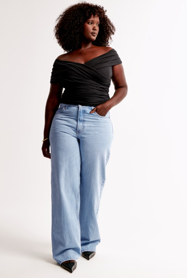 Abercrombie The Loose High Rise Denim | 10 (O126M17)