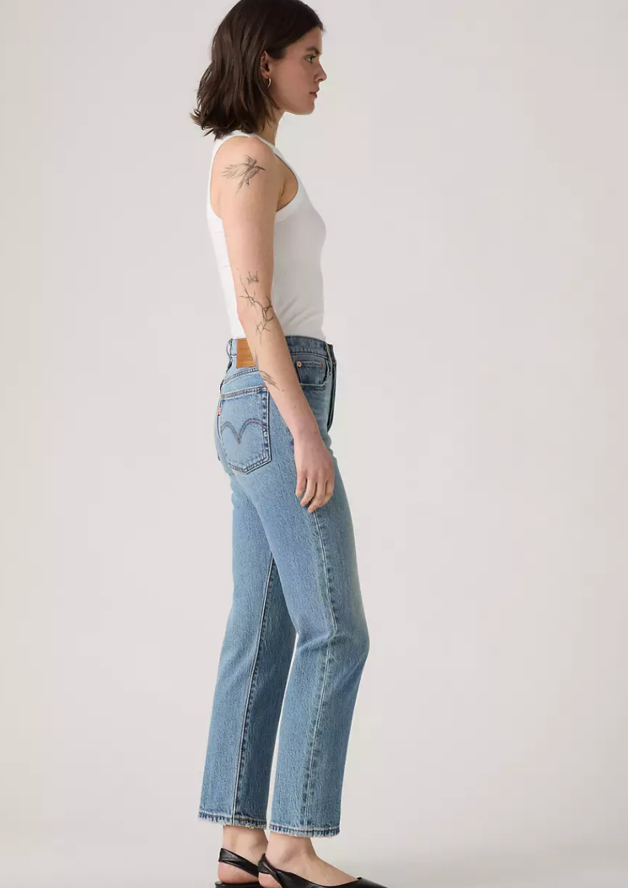 Levi's Wedgie Straight Denim  | 28 (non stretch, ankle length) (O13L4)