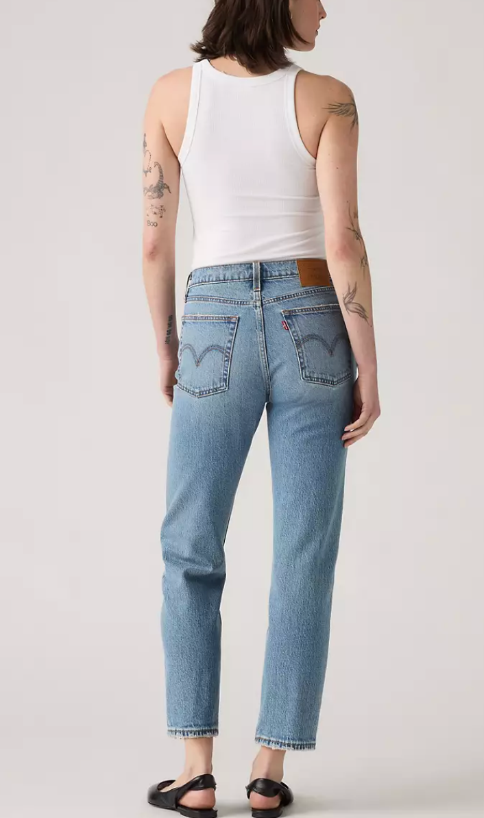 Levi's Wedgie Straight Denim  | 28 (non stretch, ankle length) (O13L4)