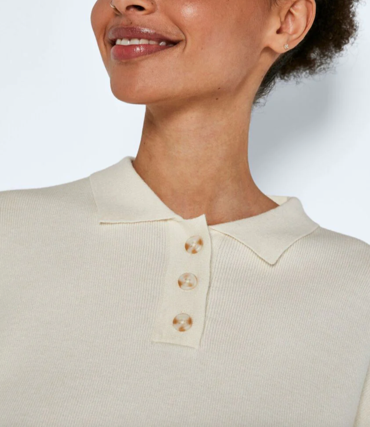 NWT Noisy May Soft Polo Shirt | Small (oversized M or L fit)(O108C1)