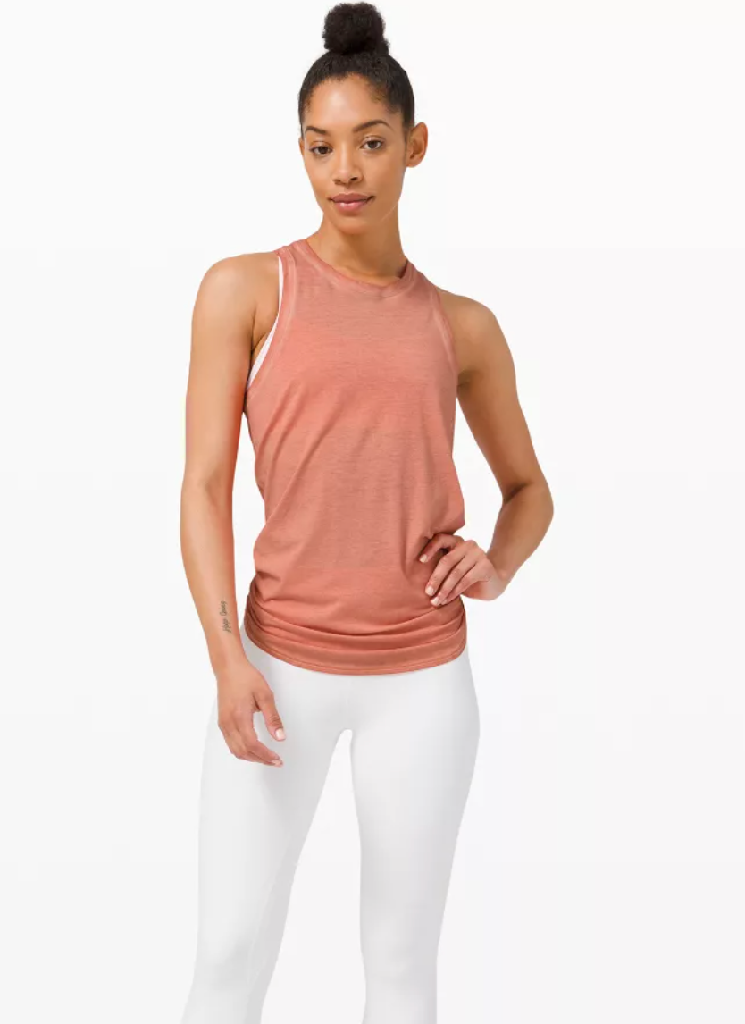 Lululemon Mauve All Tied Up Tank *darker than stock photo* | S (O144P3)