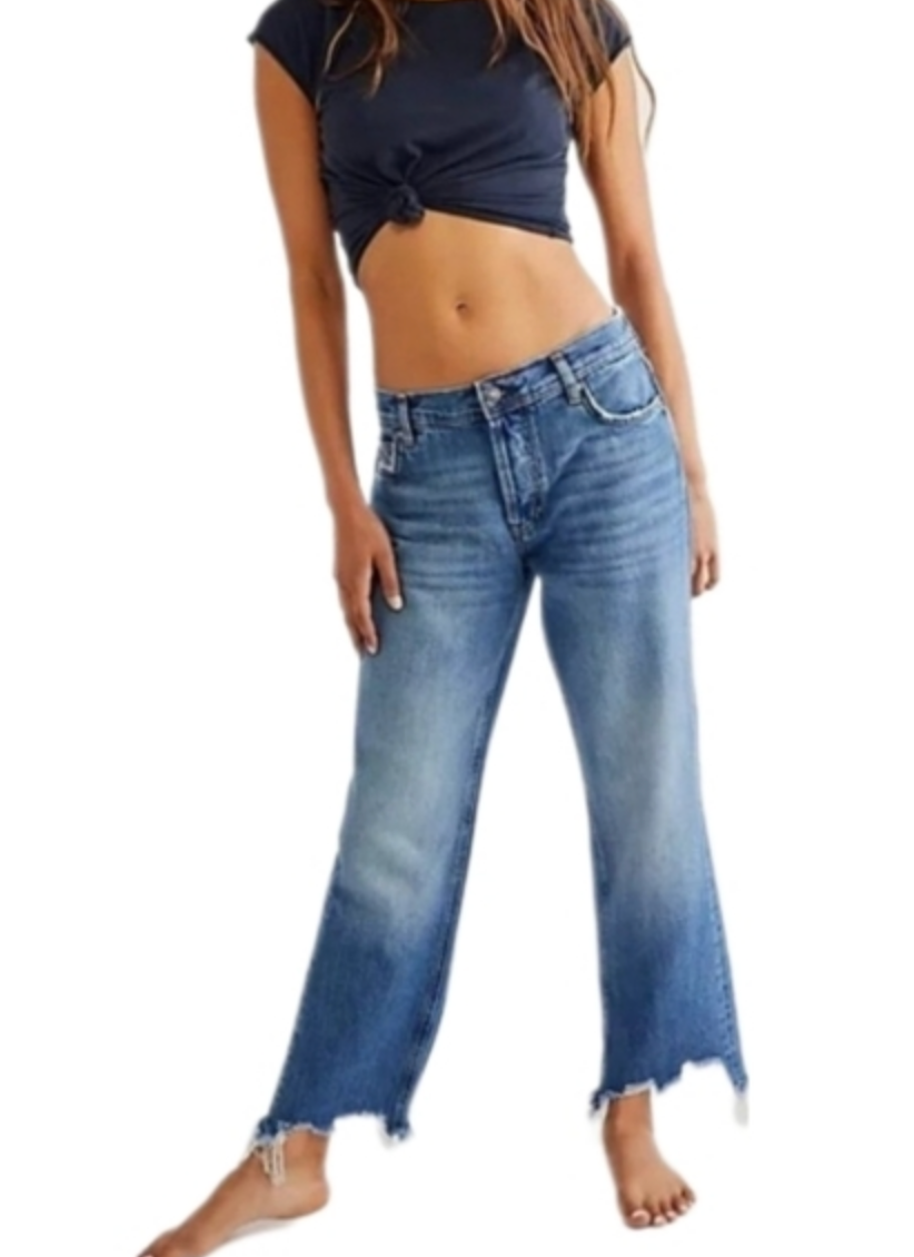 We the Free Maggie Midrise Straight Leg Denim | 30 (may fit like sz 29) (O179W10)
