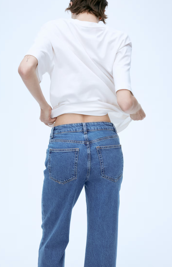 H&M HR Wide Leg Jeans | Sz 14  (N08N18)