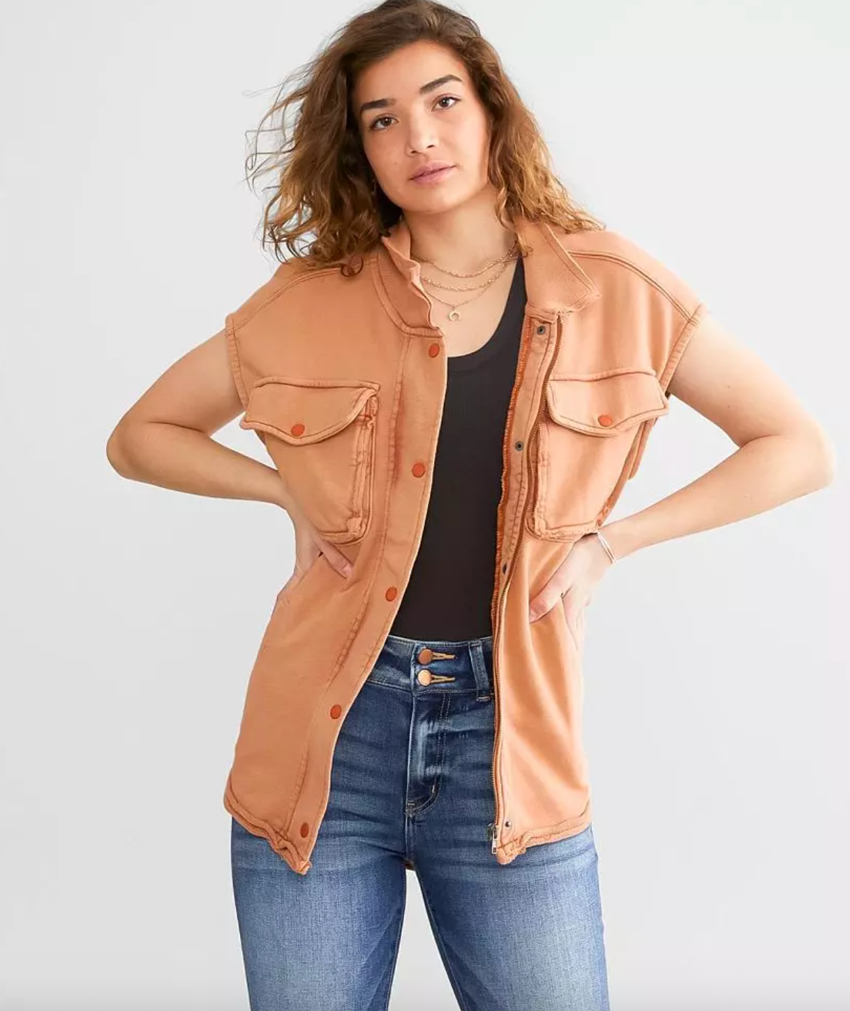 Free People We The Free Coza Utility Vest | Small (N65T2)