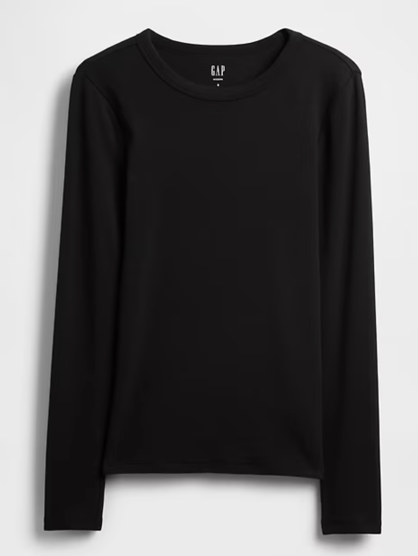Gap Black Modern Crewneck T Shirt | Large (N73N19)
