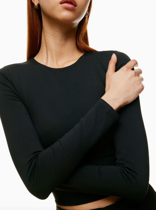 Aritzia / Babaton Contour Long Sleeve in Black | XS (N120TF2)