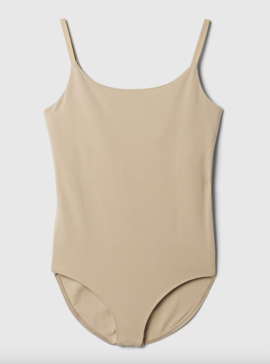 Gap Compact Jersey Bodysuit in Beige | XL (N78N19)