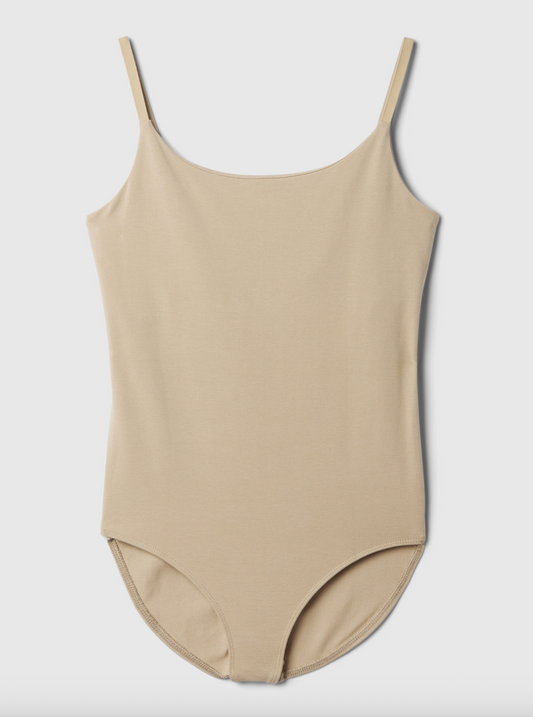 Gap Compact Jersey Bodysuit in Beige | XL (N78N19)