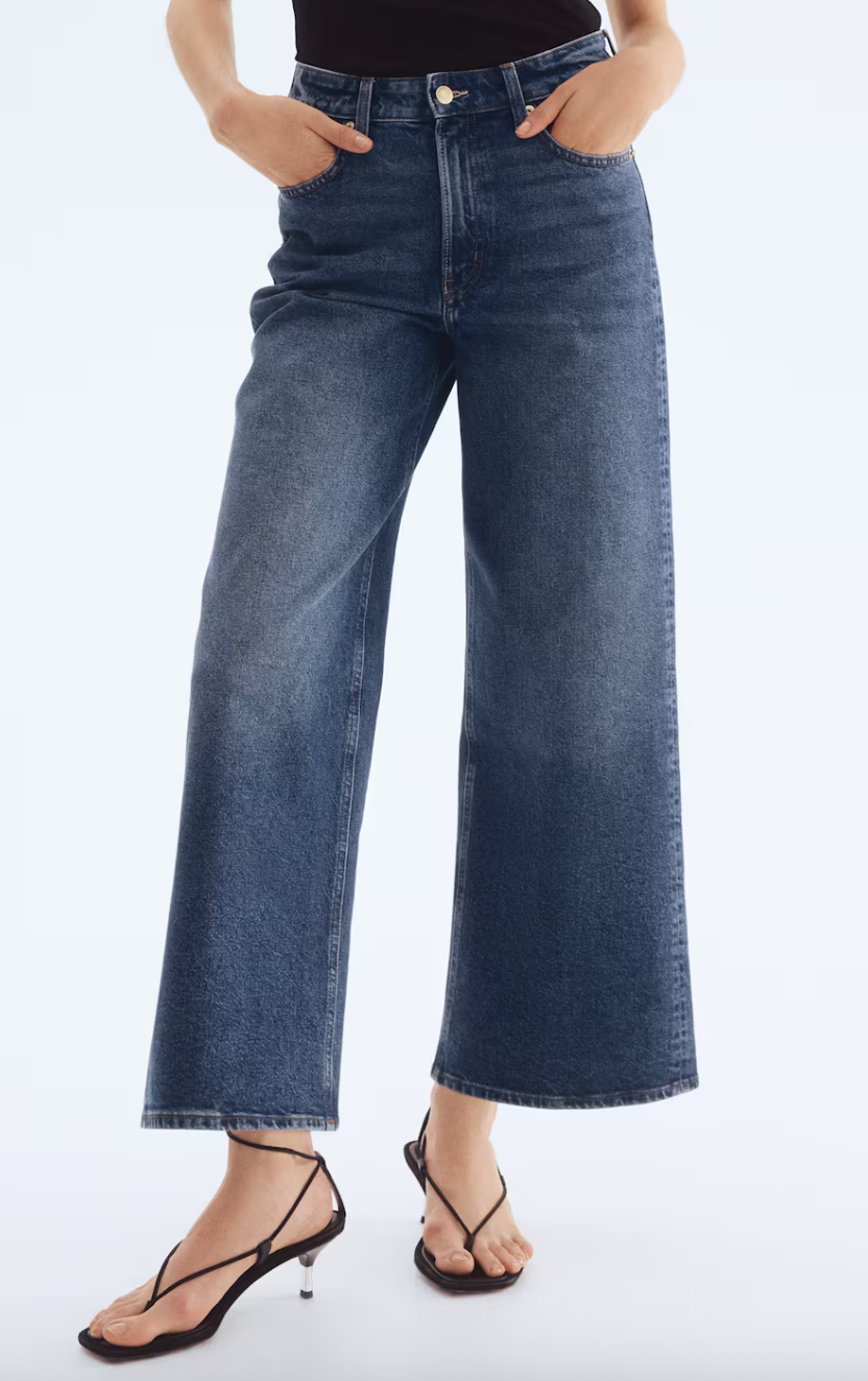 H&M Baggy Wide Denim | Sz 16 (N111N19)