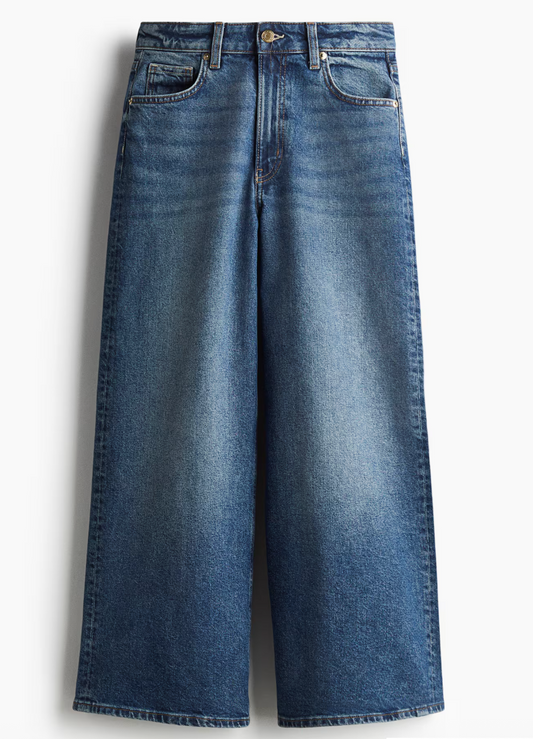 H&M Baggy Wide Denim | Sz 16 (N111N19)