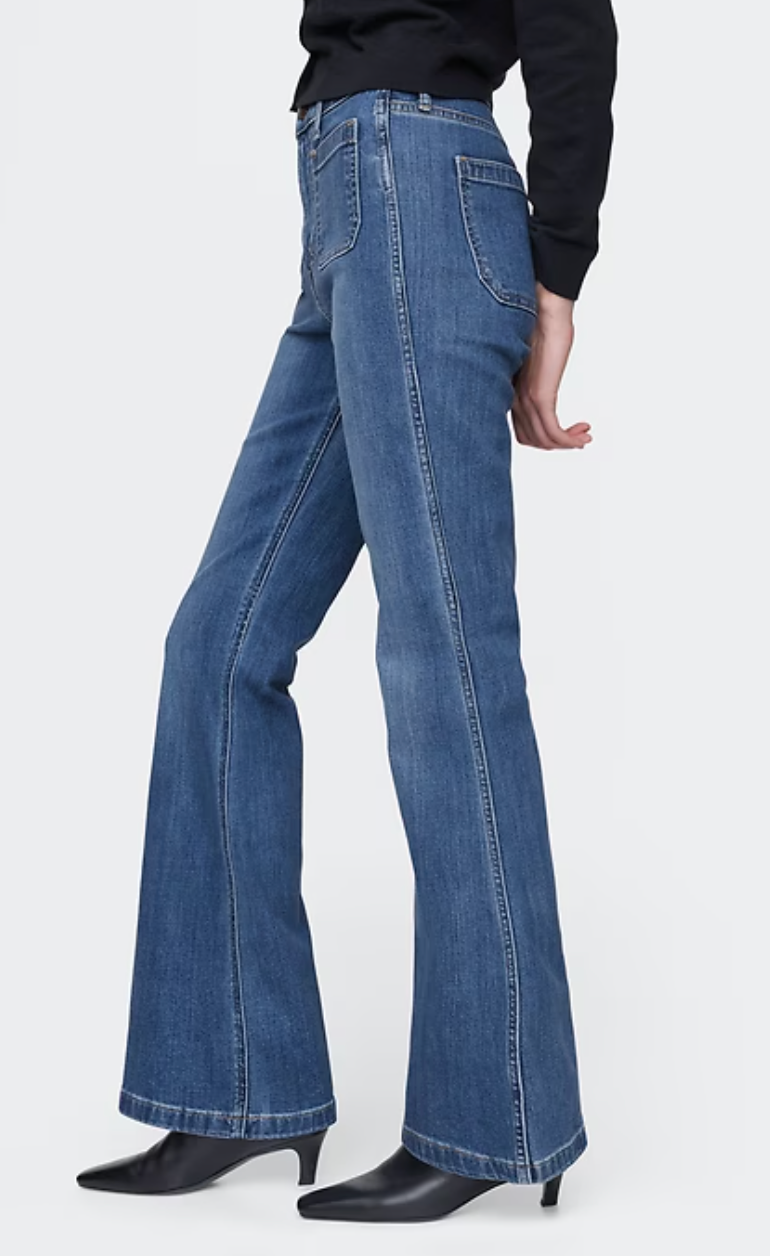 Gap 70s Flare High Rise Denim | Sz 16 (N112N19)