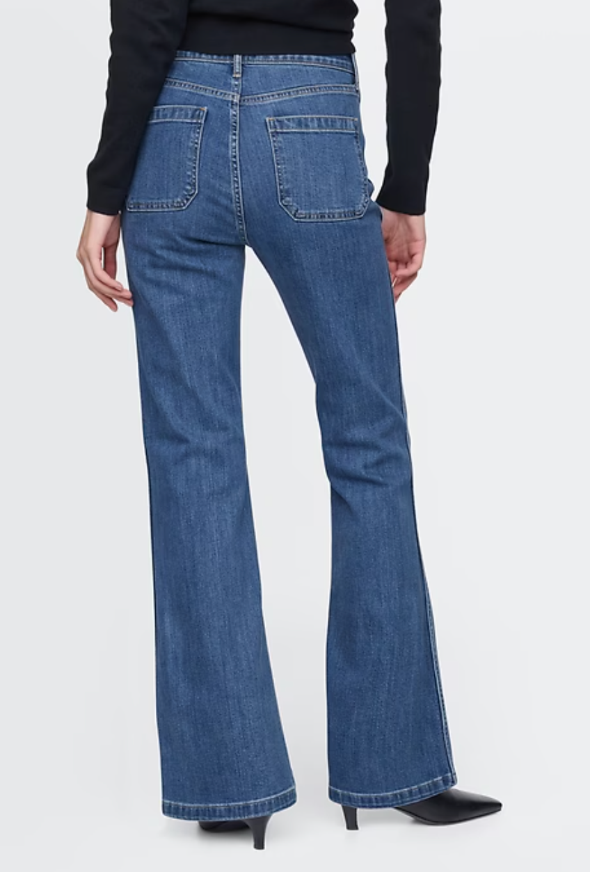 Gap 70s Flare High Rise Denim | Sz 16 (N112N19)