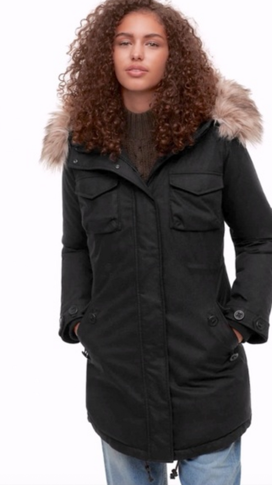 Community / Aritzia Paradigm Down Anorak Black Parka (no fur on hood) | Small