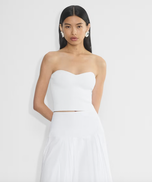 Aritzia Sculpt Knit Sweetheart Tube Top | Small (N208K6)
