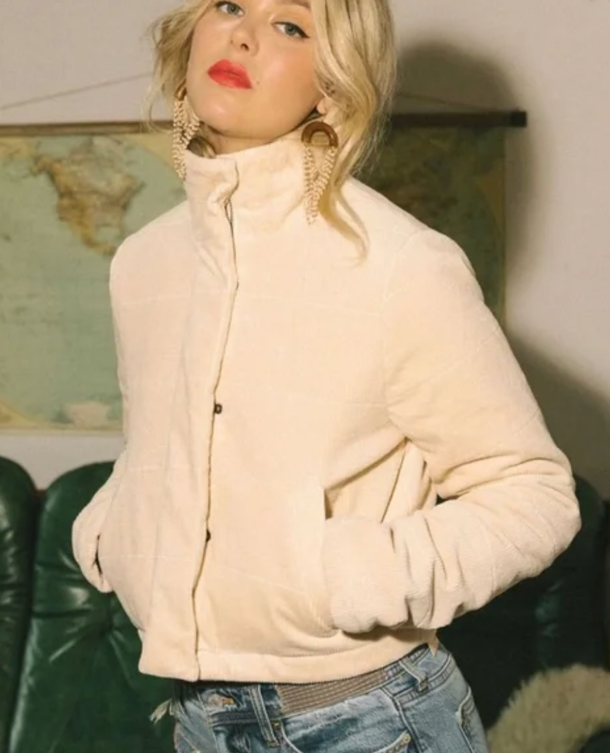 Jackson Rowe Faye Quilted Corduroy Jacket | Medium (N251W7)