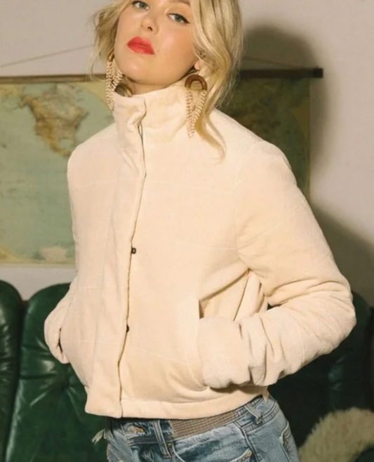 Jackson Rowe Faye Quilted Corduroy Jacket | Medium (N251W7)