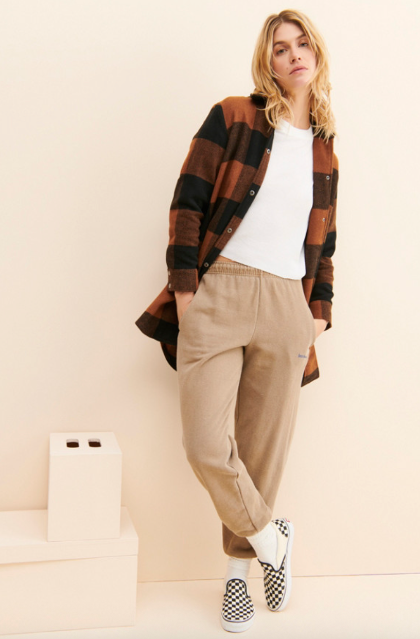 Bb Dakota Eldridge Shirt Jacket in Cognac | Small (D035L4)