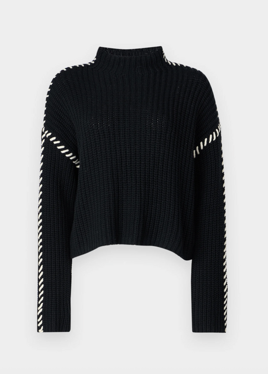 Vero Moda Black Knit Sweater | Sz Small (D033L4)