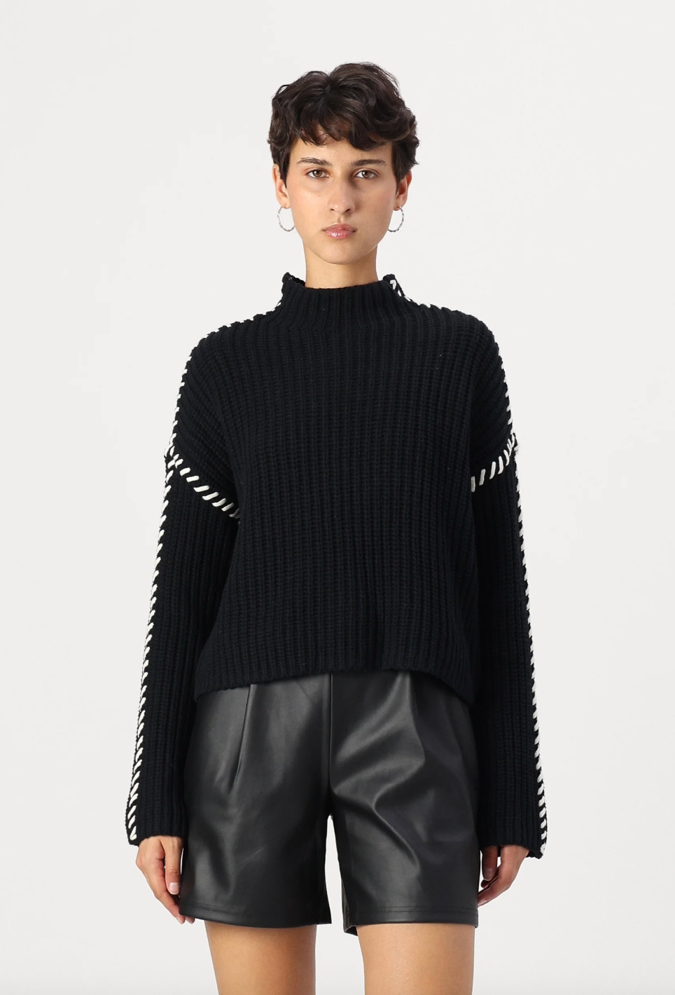 Vero Moda Black Knit Sweater | Sz Small (D033L4)