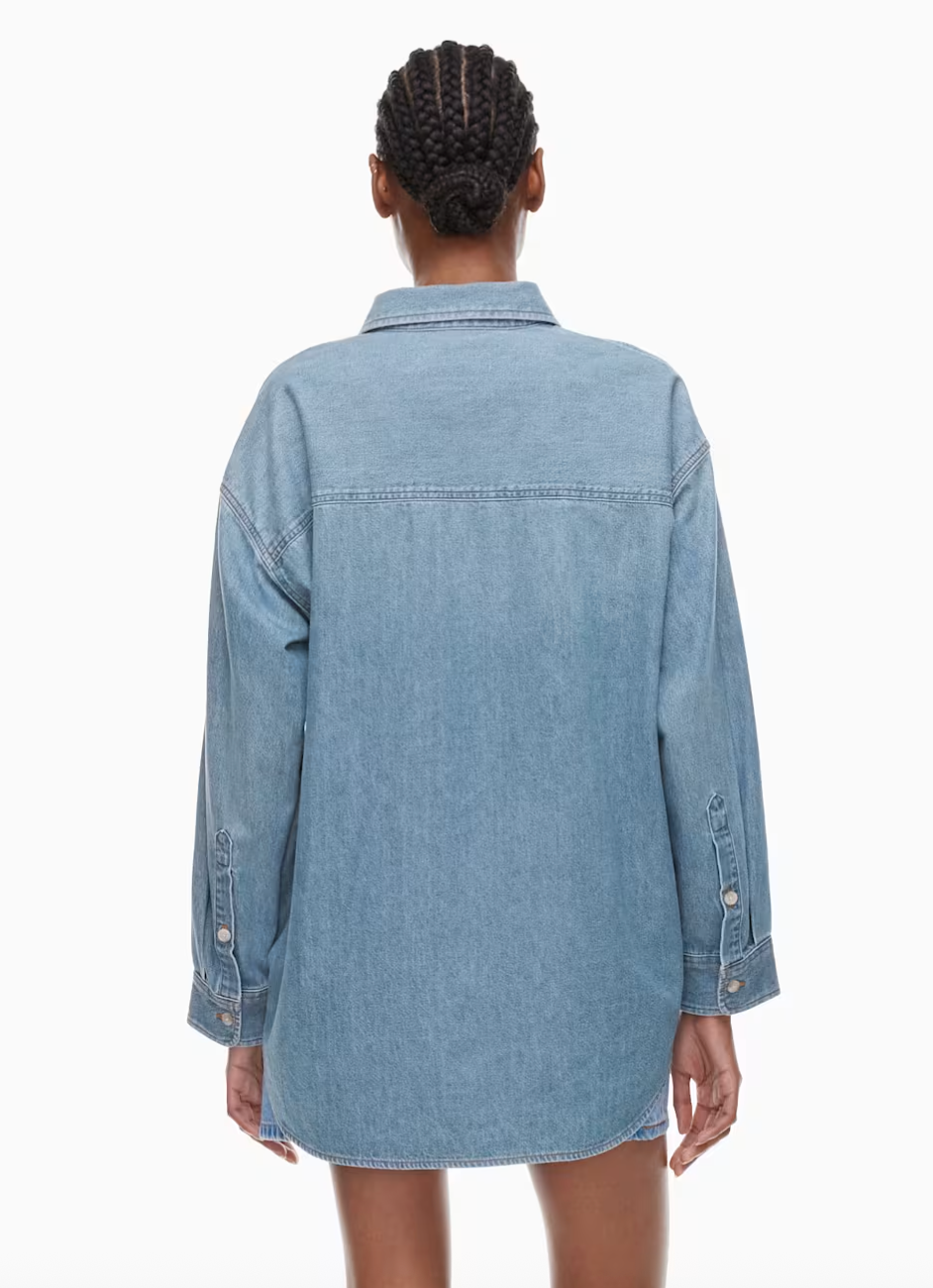 Denim Forum The '80s Comfy Denim Shirt | Sz XS (fits like small or medium) (D023R5)