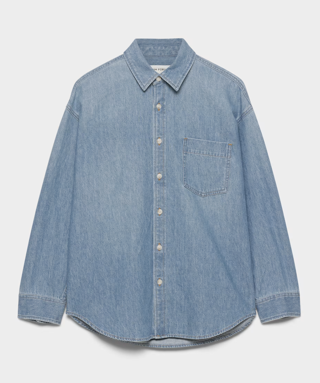 Denim Forum The '80s Comfy Denim Shirt | Sz XS (fits like small or medium) (D023R5)