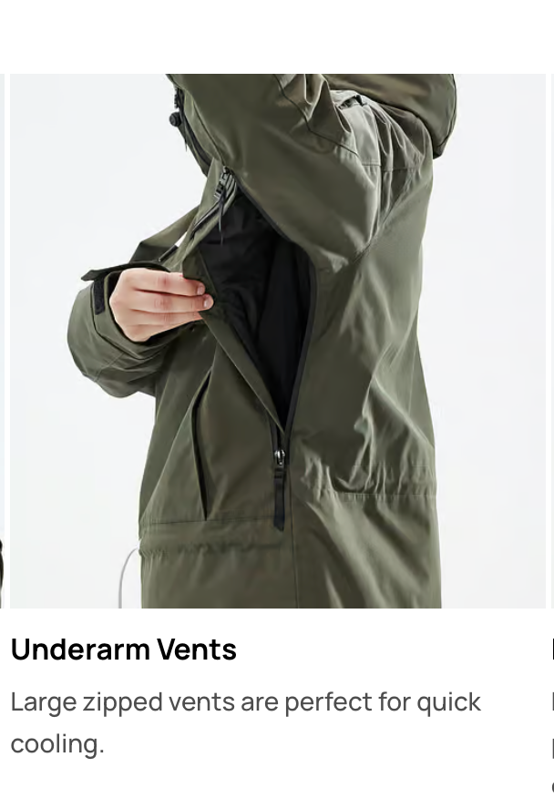 Annok W Snowboard Jacket Women Olive Green NWT | Sz Small (D006R5)