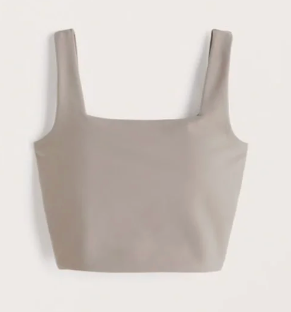 YPB / Abercrombie Squareneck Slim Athletic Top | Sz Medium (J48L9)