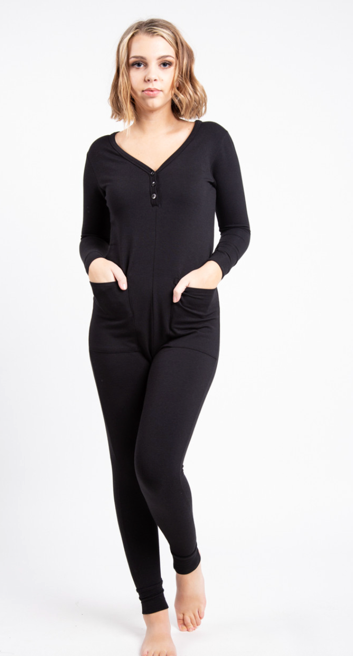 Smash & Tess Wednesday Romper in Black | Medium (Fits like Large)(J106L9)