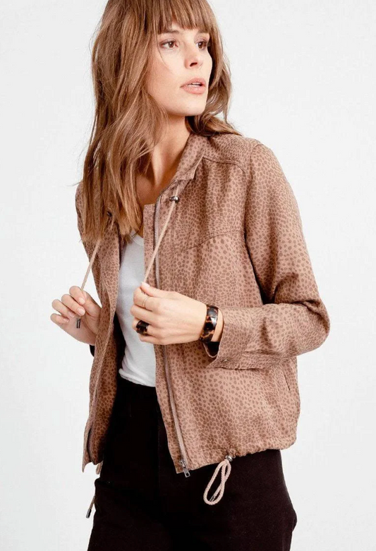 Rails NWT Tawny Spots Brown Heavyweight Tencel Jacket | Sz Medium (may fit large)(J170E13)