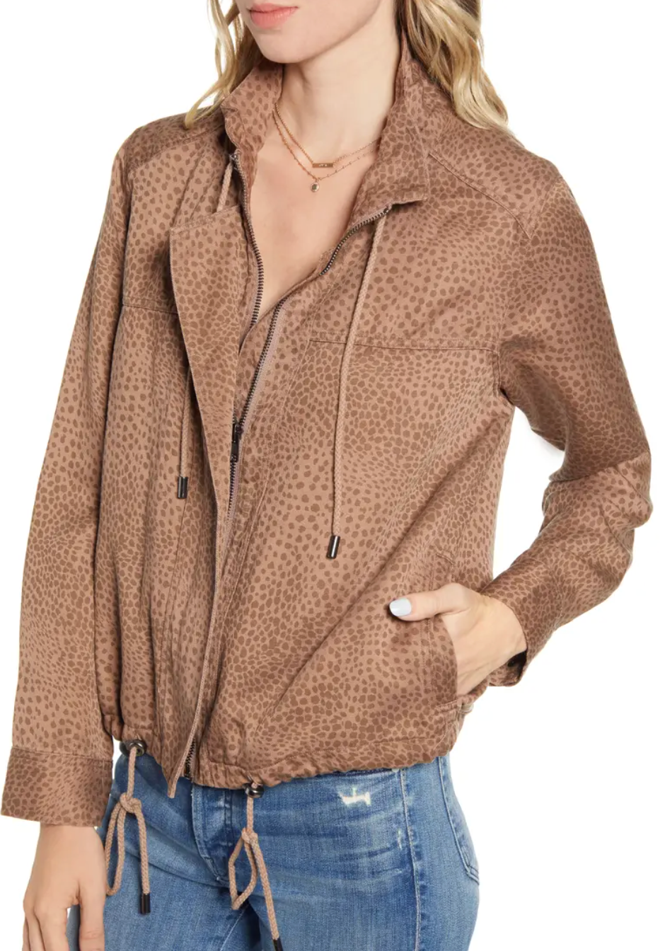 Rails NWT Tawny Spots Brown Heavyweight Tencel Jacket | Sz Medium (may fit large)(J170E13)