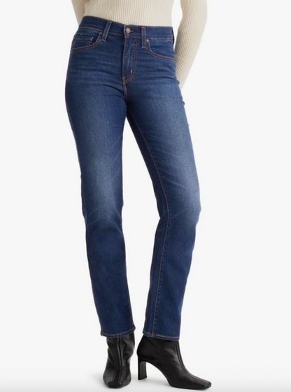 Levi's 724 High Rise Straight Darkwash Jeans | Sz 29 (stretch)