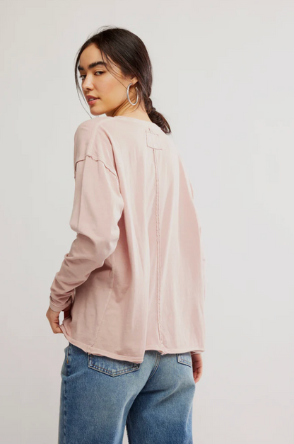 We The Free Nina Long-Sleeve Tee | Sz Small (Fits like Large) (J191C1)