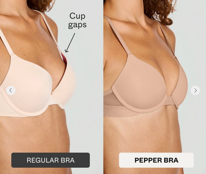 Pepper NWT "Lift Up Bra" in Nude/Buff | 32B (F15K6)
